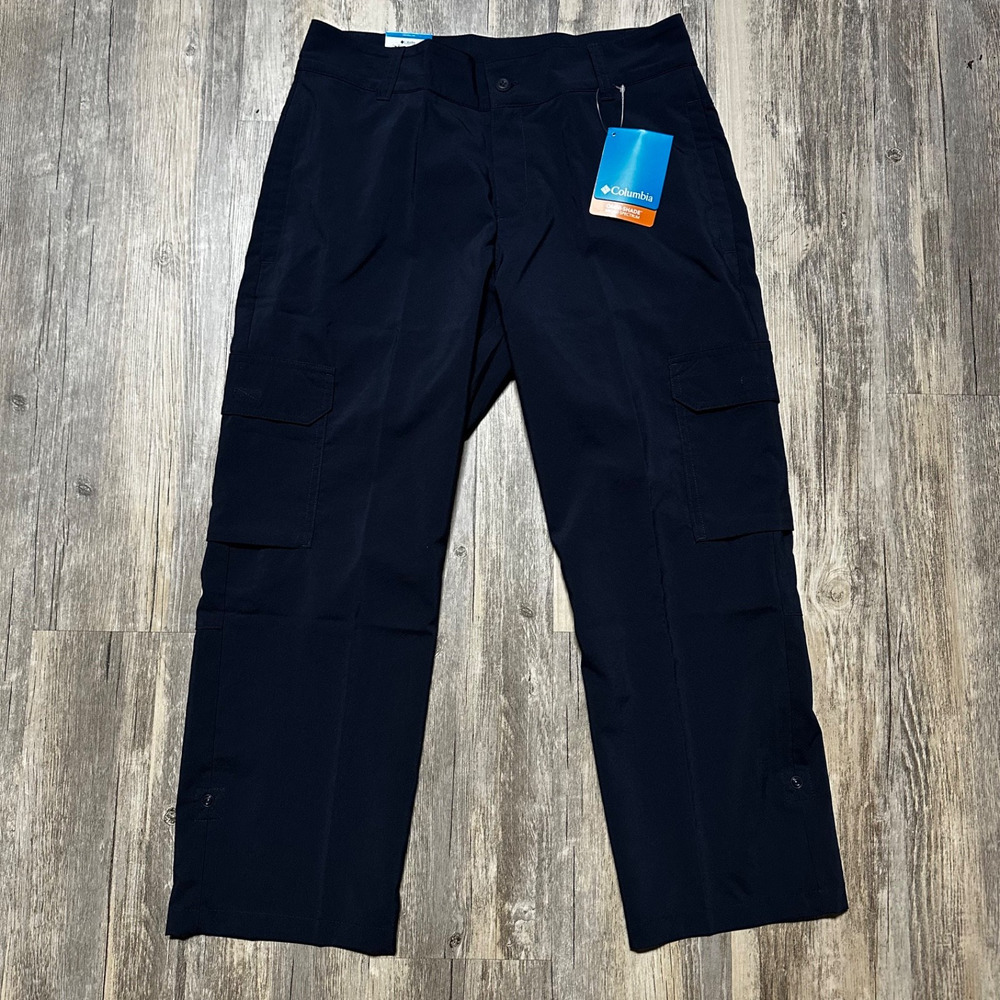 Columbia Silver Ridge Utility Capri Pants Navy Blue Women’s Size 6 Hiking NWT